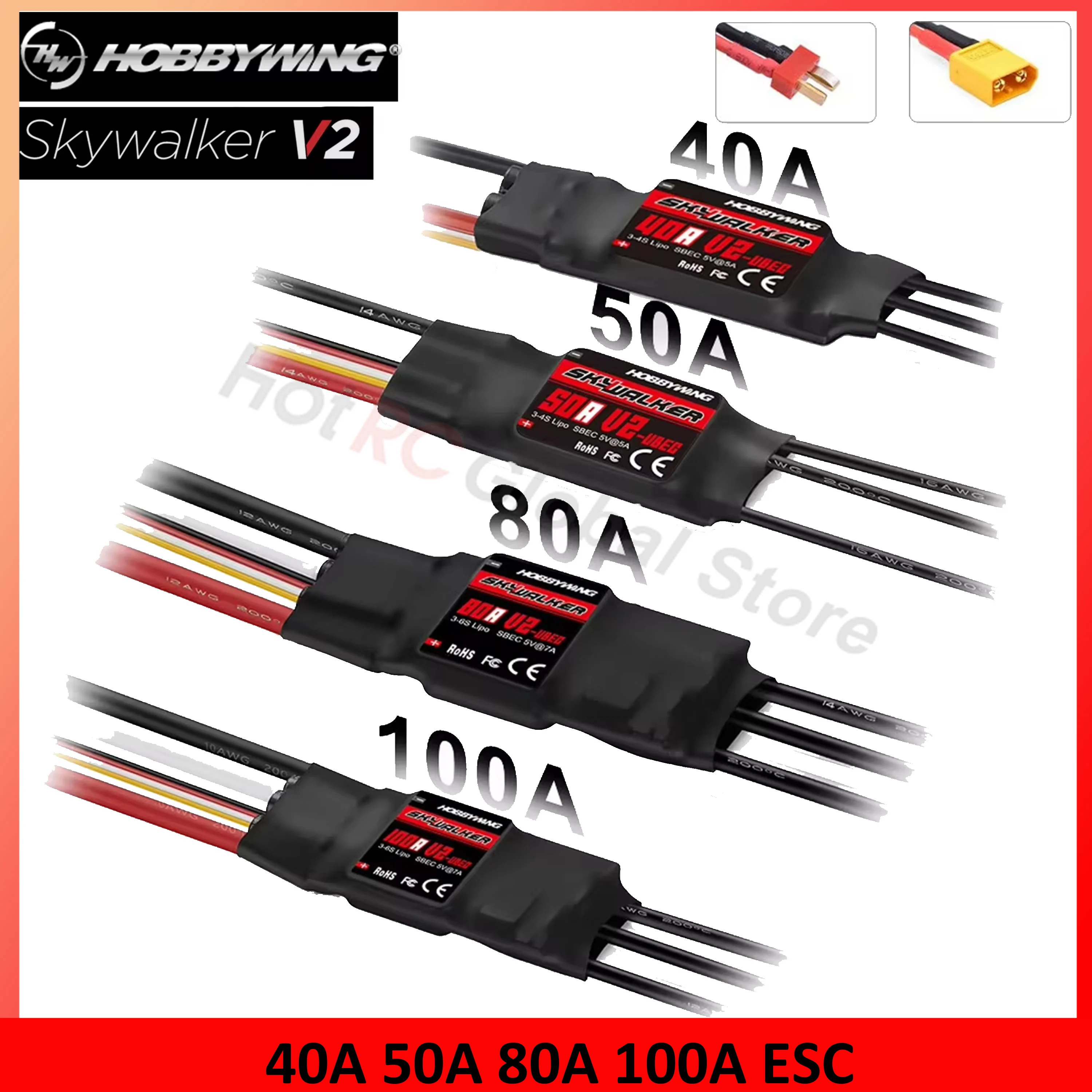 Drone Rc Leading - Контроллер скорости HOBBYWING Skywalker V2 Series
