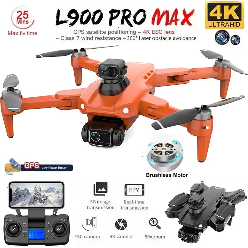 L900 Pro MAX GPS Дрон 4K Профе – обзор и цена Drone Ae Rc