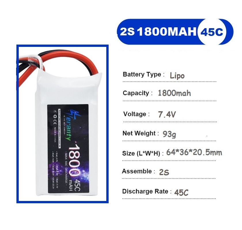 2 шт. 7,4 В Lipo 2S аккумулято – обзор и цена Drone Rc Leading